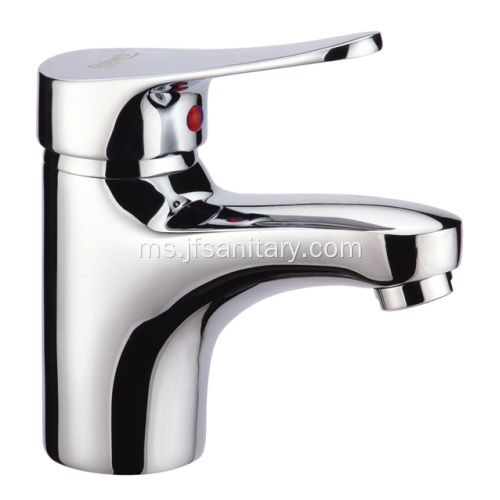 Lekapan Perkakasan Bilik Mandi Single-lubang Brass Basin Faucet